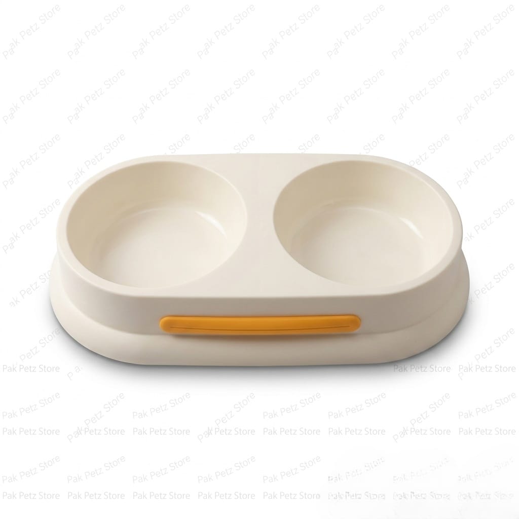 Minimalist Double-Sided Pet Bowl – 2-in-1 Premium Feeding Station