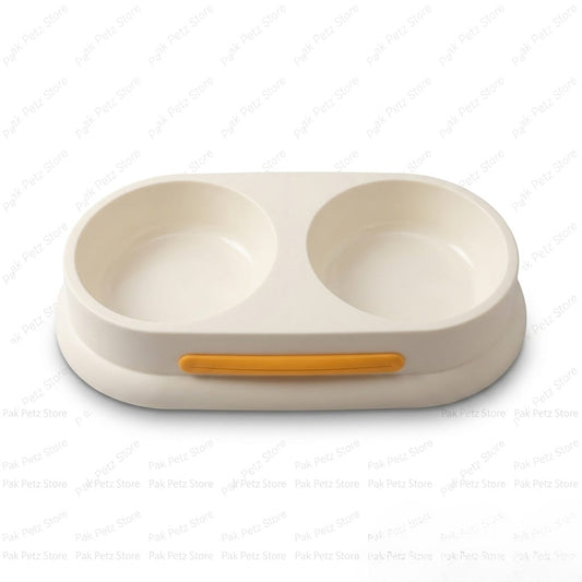 Minimalist Double-Sided Pet Bowl – 2-in-1 Premium Feeding Station