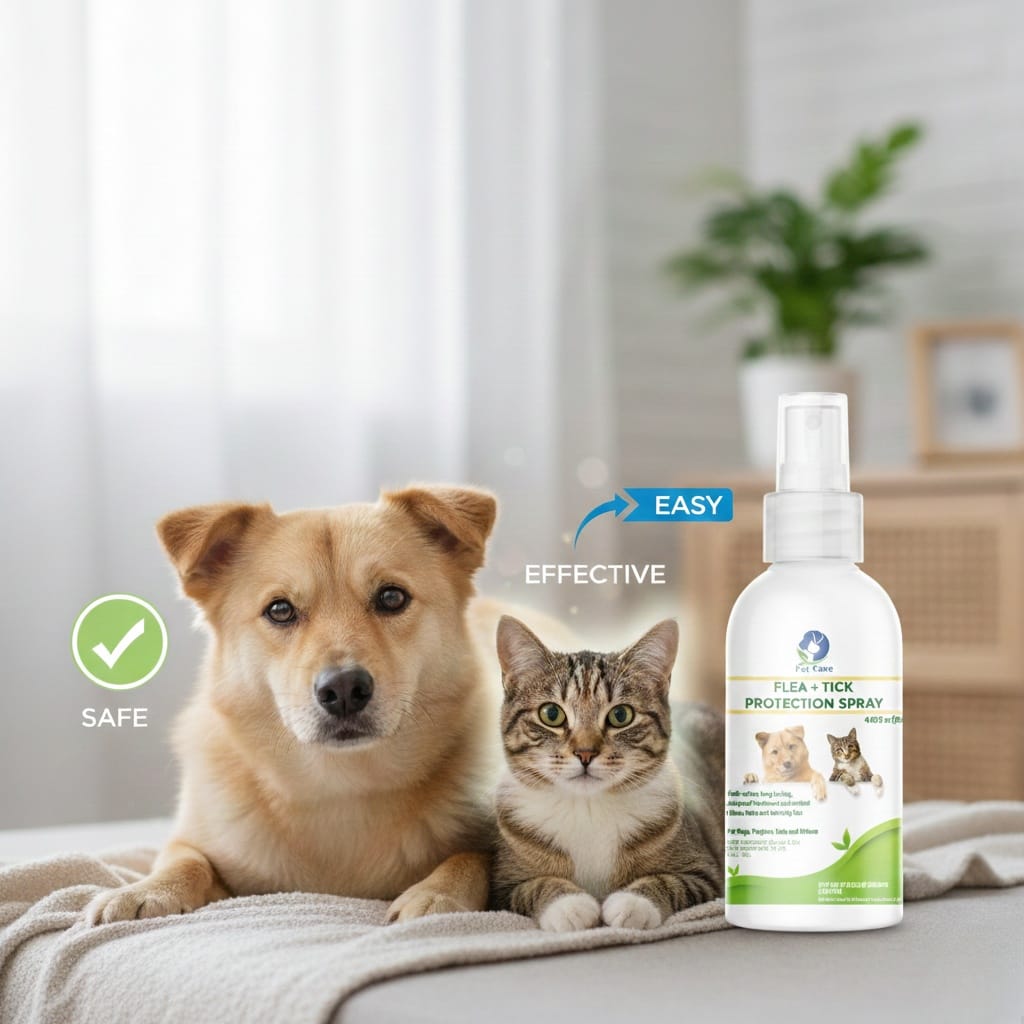 Flea & Tick Spray for Pets – Safe & Effective Protection