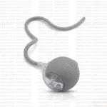 Grey rope ball