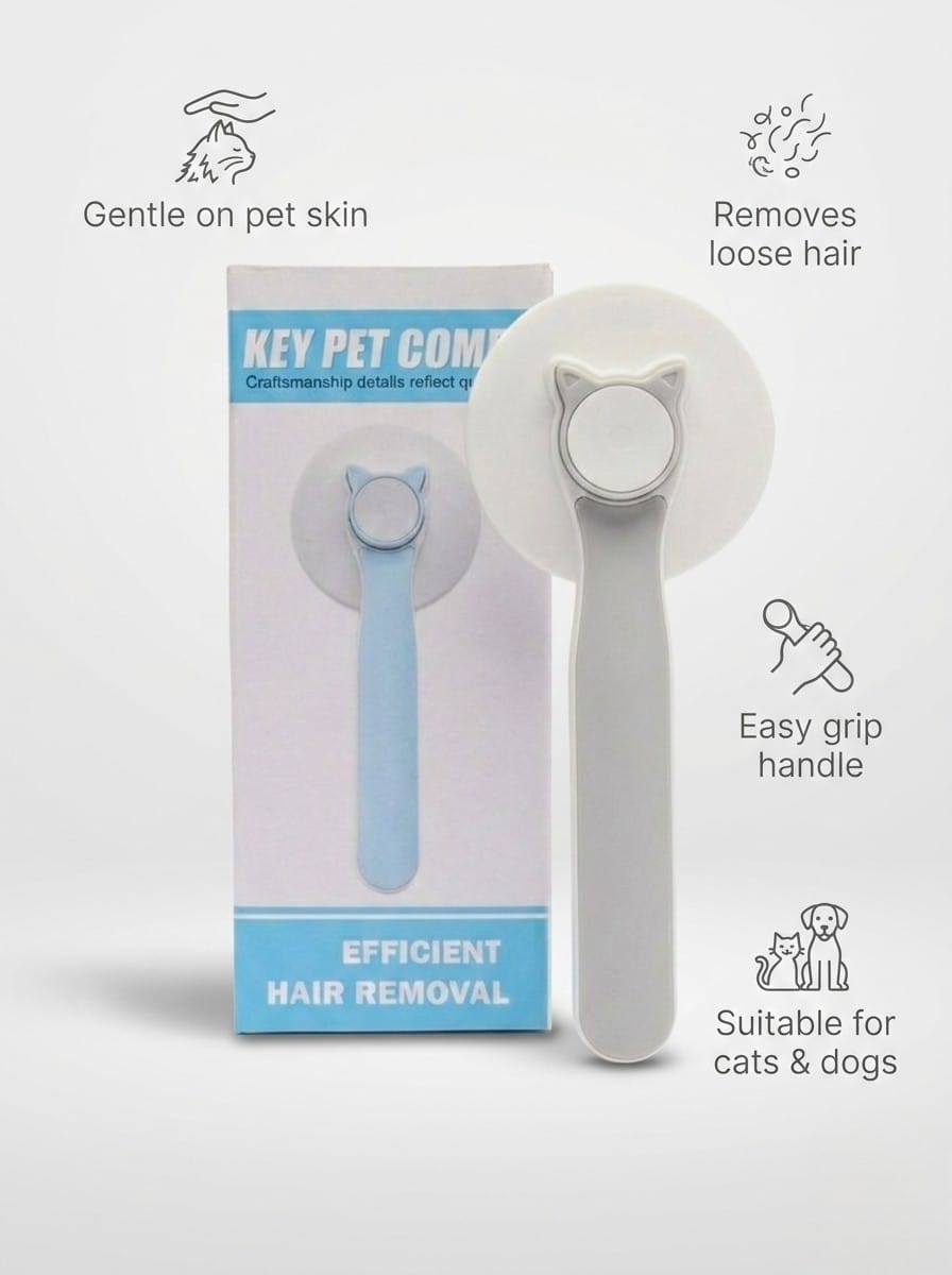 Pet Key Comb – Portable Pets Grooming Tool