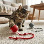 Long Tail Toy Ball For Pets Lifestyle