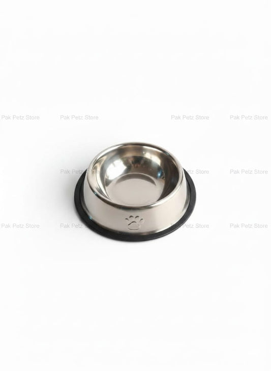 Steel Cat & Dog Bowl – Medium Size Stainless Steel Feeding Bowl