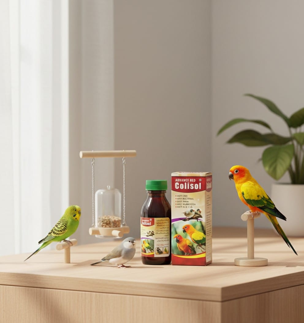 Advance Colisol Red – Multi - Purpose Bird Medicine (CRD, Viral, Diarrhea) - Pak Petz StoreAdvance Colisol Red – Multi - Purpose Bird Medicine (CRD, Viral, Diarrhea)