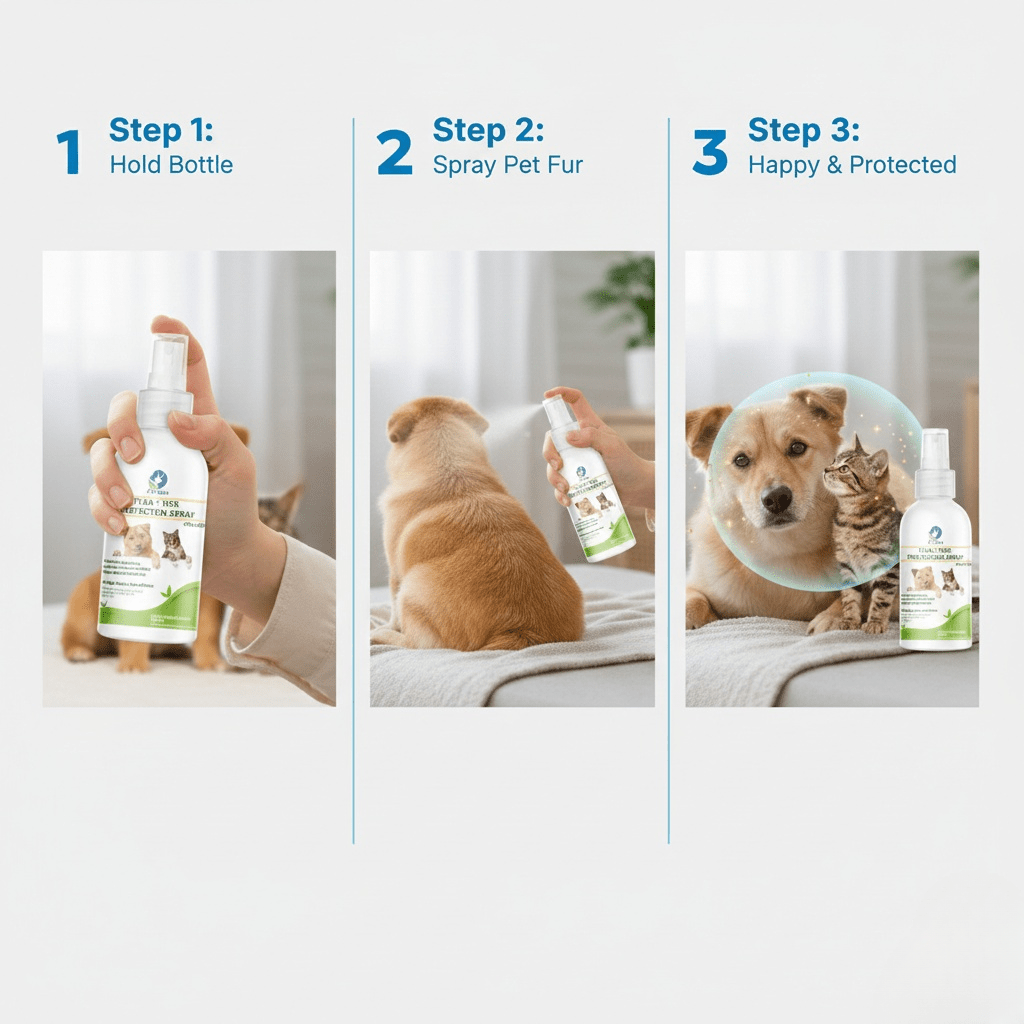 Flea & Tick Spray for Cats & Dogs – Safe & Effective Protection - Pak Petz StoreFlea & Tick Spray for Cats & Dogs – Safe & Effective Protection