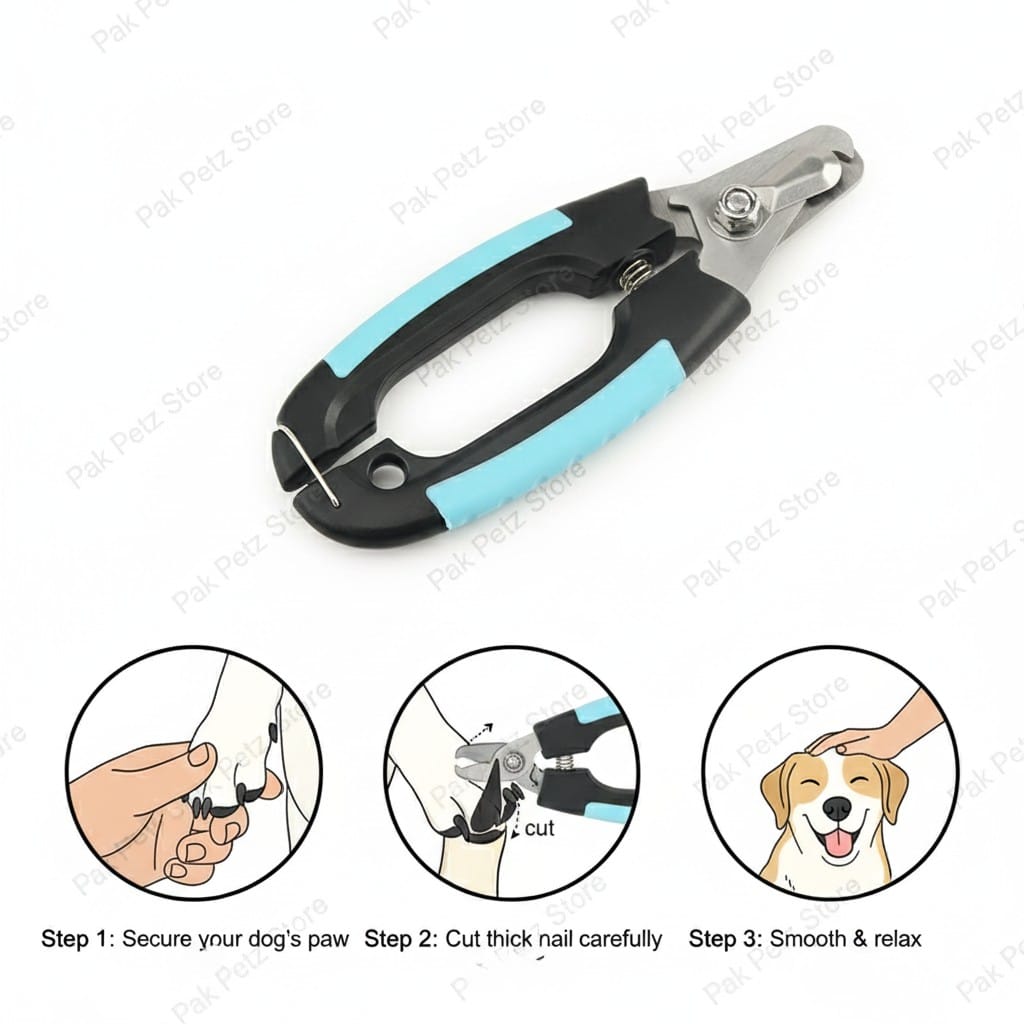 Hard Nail Cutter for Dogs & Cats – Professional Thick Nail Trimmer - Pak Petz StoreHard Nail Cutter for Dogs & Cats – Professional Thick Nail Trimmer