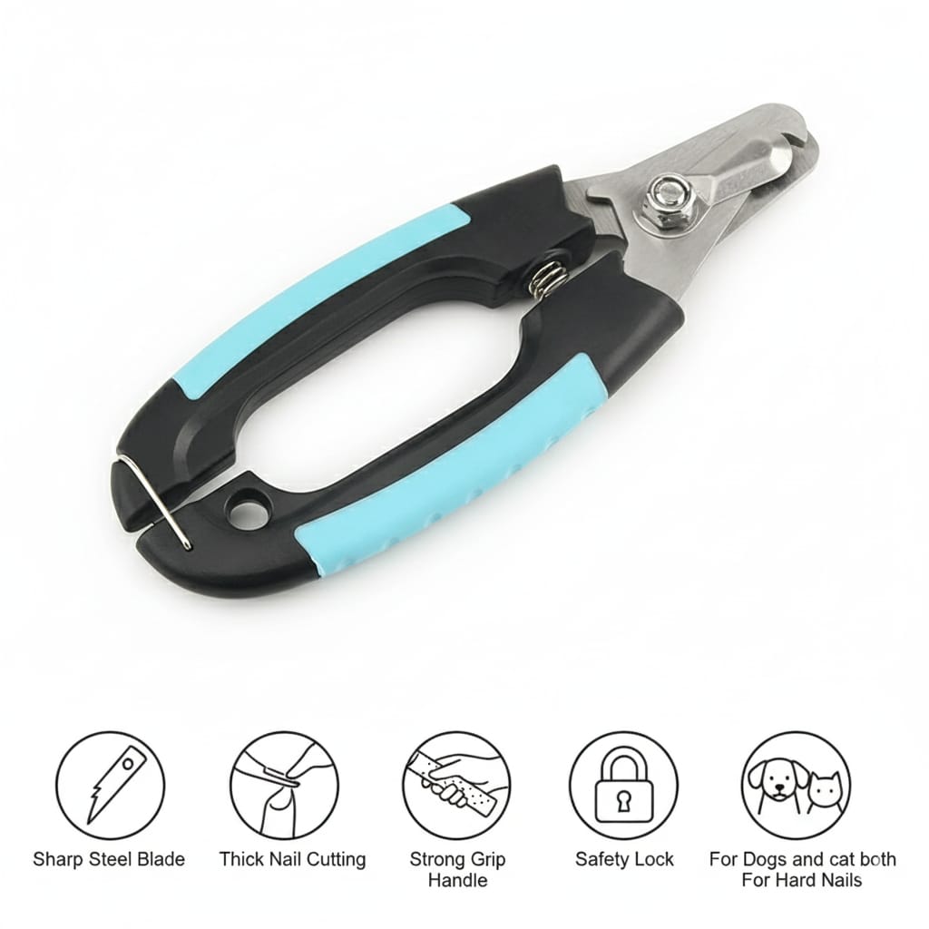 Hard Nail Cutter for Dogs & Cats – Professional Thick Nail Trimmer - Pak Petz StoreHard Nail Cutter for Dogs & Cats – Professional Thick Nail Trimmer