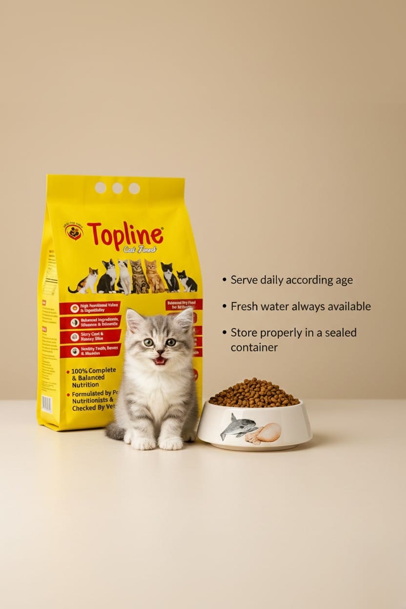 Topline Kitten Cat Food – Complete Nutrition for Healthy Growth - Pak Petz StoreTopline Kitten Cat Food – Complete Nutrition for Healthy Growth