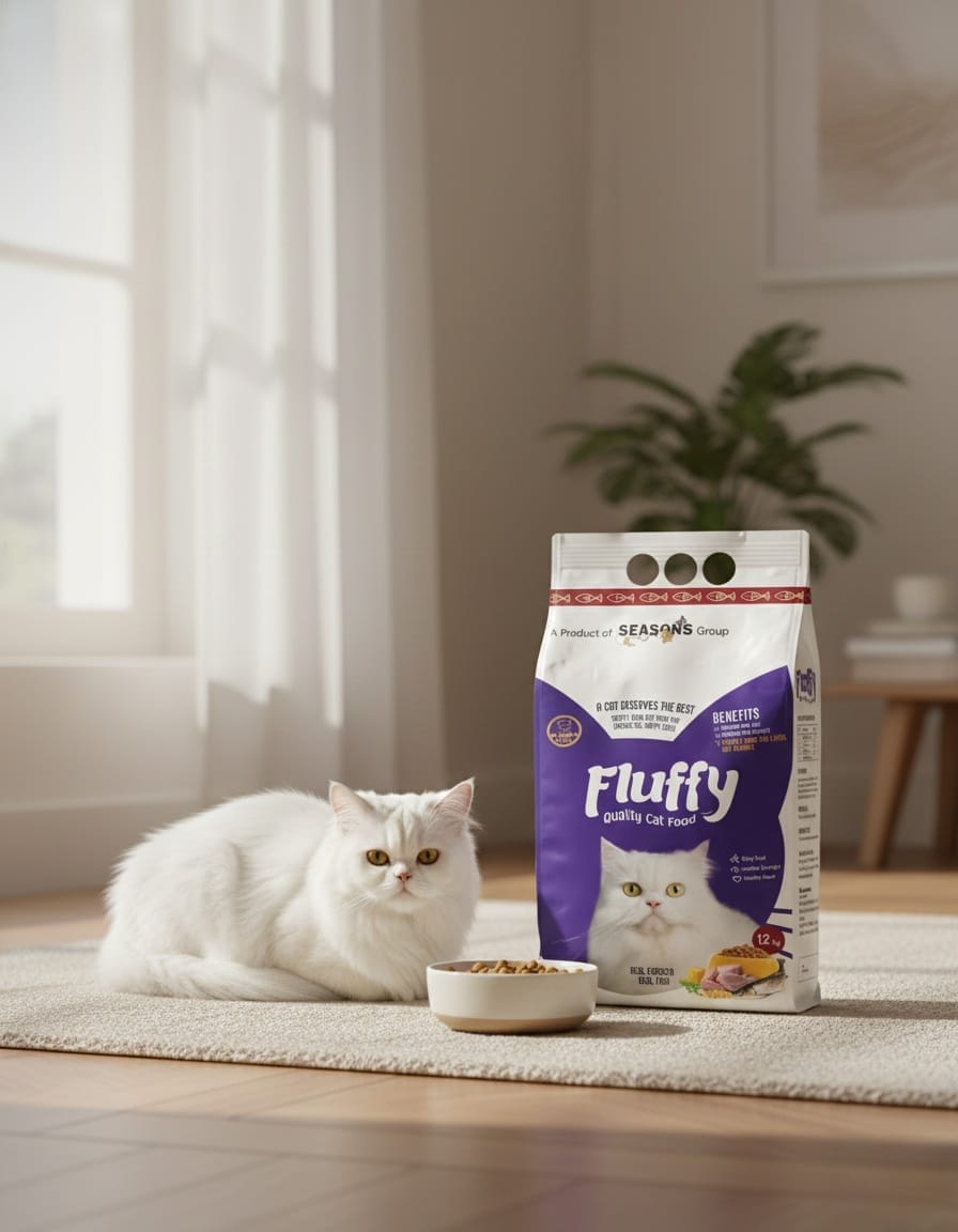 Fluffy Cat Food 1.2 Kg Lifestyle