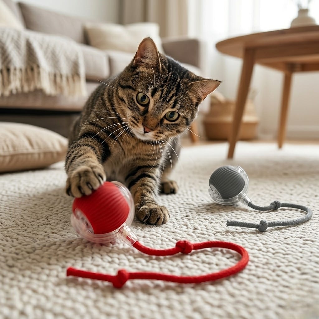 Long Tail Toy Ball For Pets