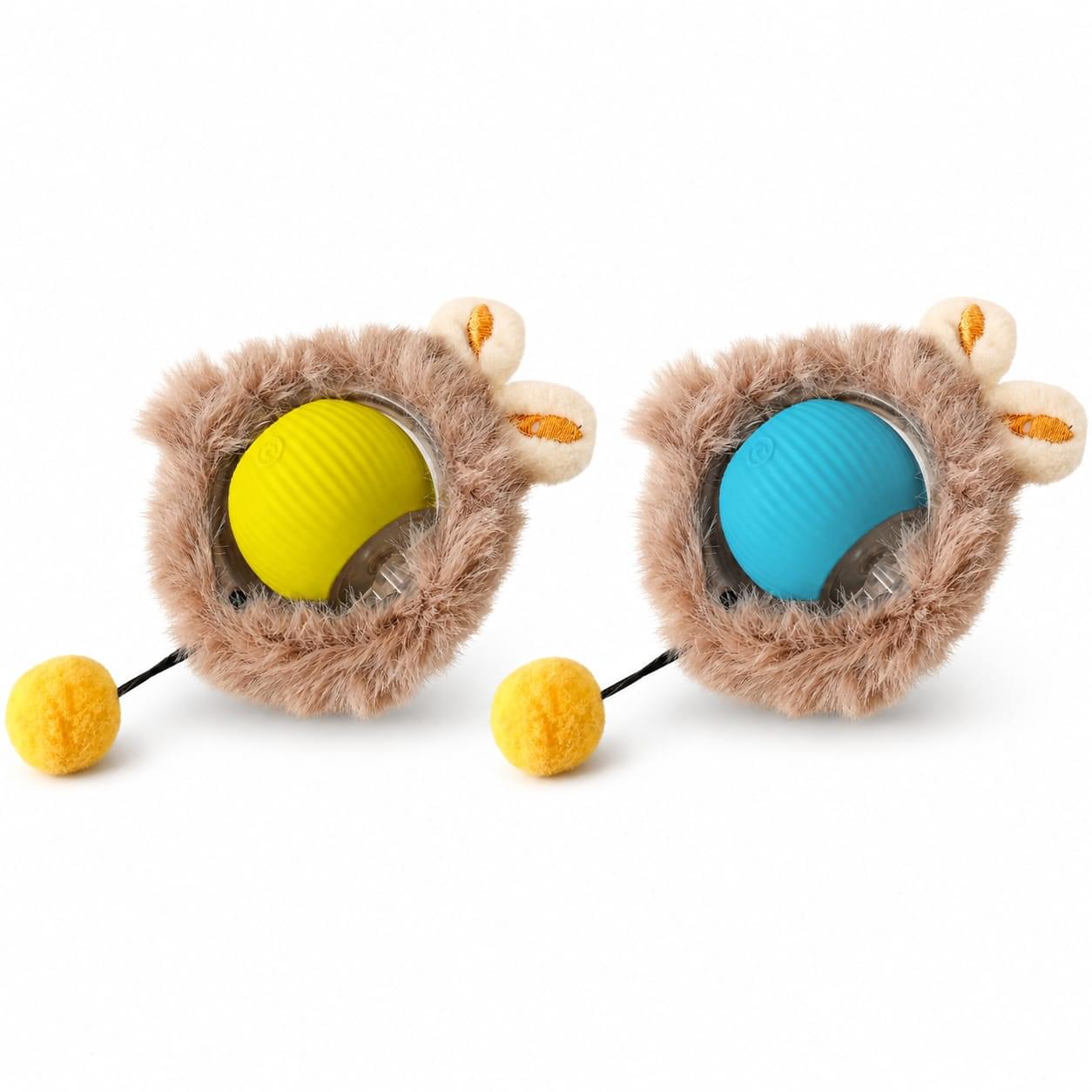 Furry Tail Toy Ball For Pets